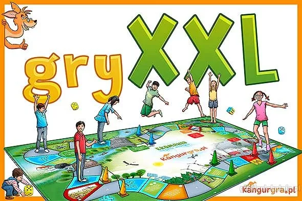 GRY XXL dla DZIECI do nauki, zabawy i skakania KangurGra.pl
