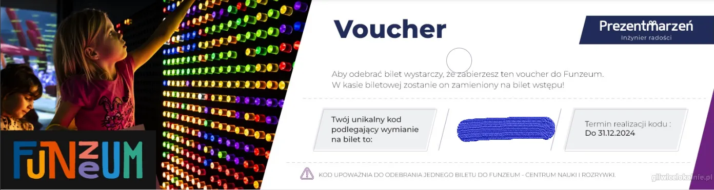 voucher do Funzeum